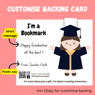 Large Magnetic Bookmarks - Graduation Girl