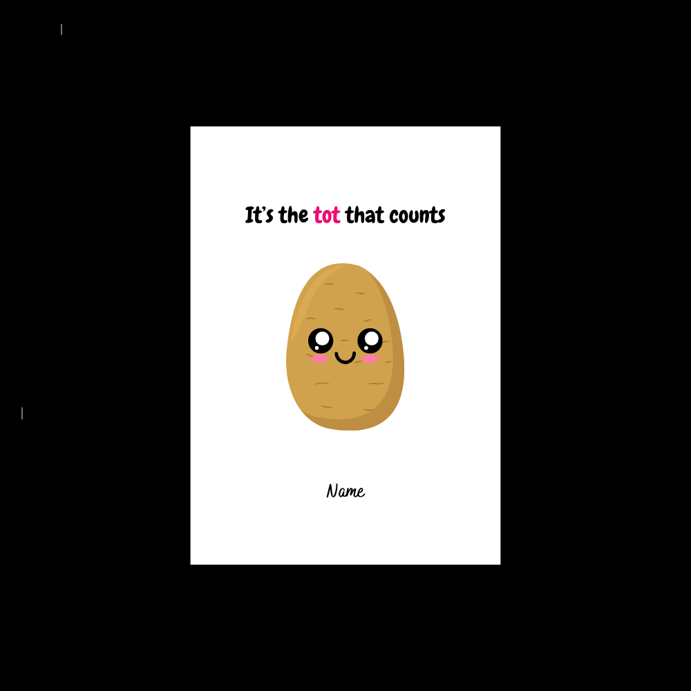 Personalised Notebook - Food & Funny - Design 18