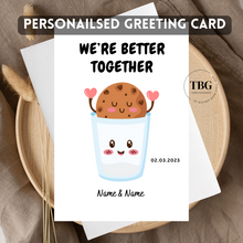 Load image into Gallery viewer, Personalised Card (food/funny) design 19