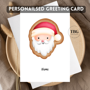 Personalised Card (Christmas X'mas Day) design 1