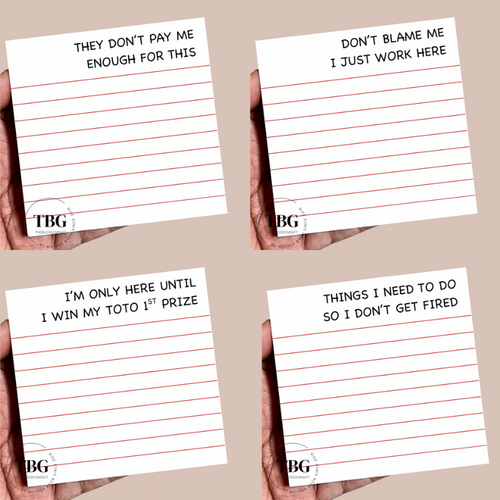 Mini Notepad - Work Humor / Sarcastic / Coworker Gift