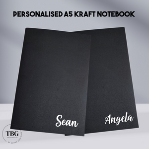 Personalised Kraft Notebook A5 (LINED)