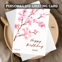 Load image into Gallery viewer, Personalised Card (Happy Birthday) design 8