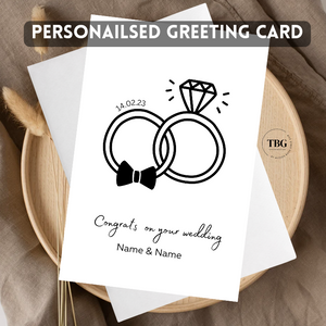 Personalised Card (couple/wedding) design 12