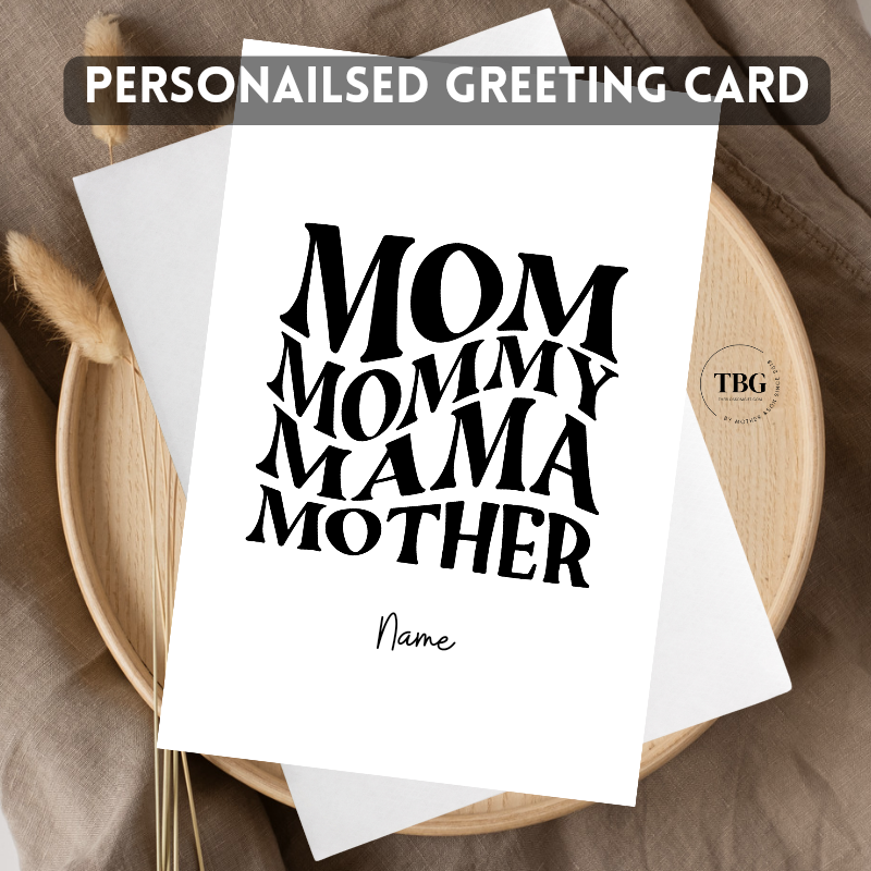 Personalised Card (Mother's Day) design 7