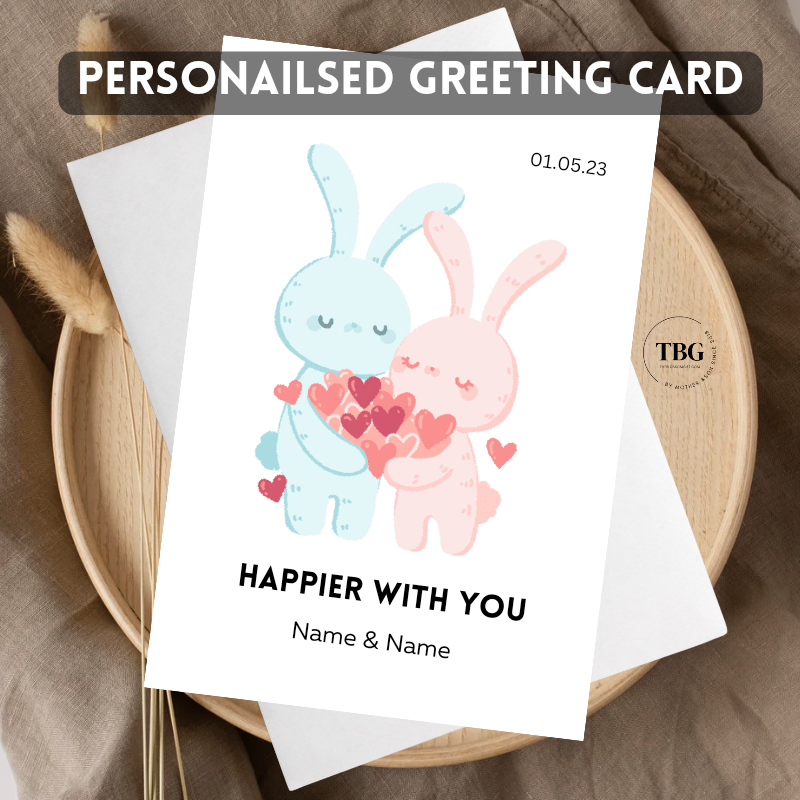 Personalised Card (couple/wedding) design 14