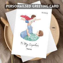 Load image into Gallery viewer, Personalised Card (for him) design 2