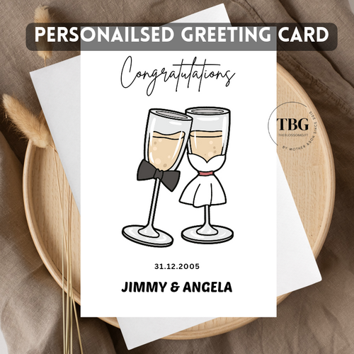 Personalised Card (couple/wedding) design 29