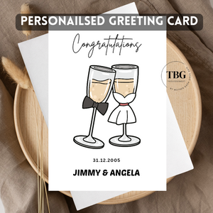 Personalised Card (couple/wedding) design 29