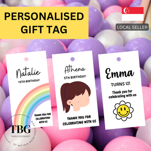 Personalised Gift Tag - Kids / Children - 1 SET