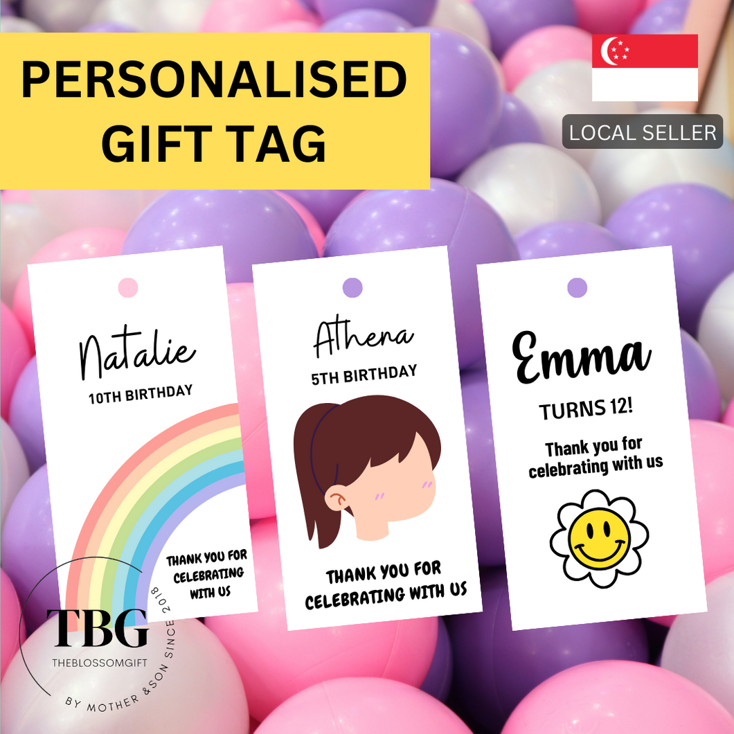 Personalised Gift Tag - Kids / Children - 1 SET