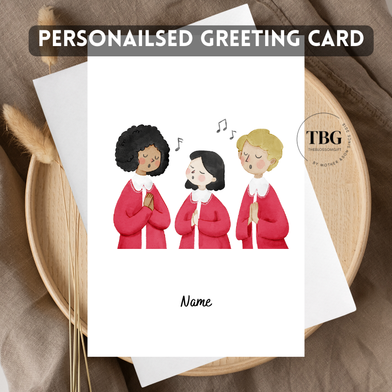 Personalised Card (Christmas X'mas Day) design 2