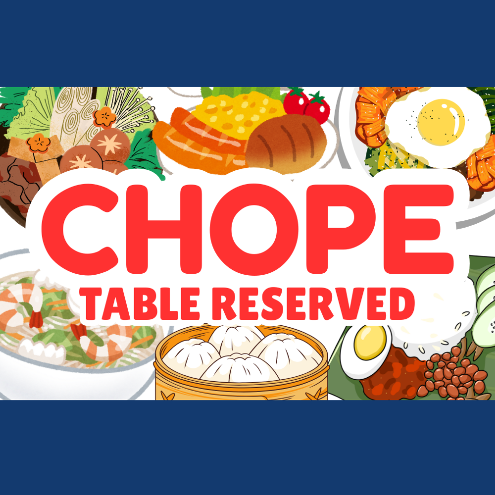 CHOPE CARD |  Hawker Seat Chope | Singapore's Chope-ing Culture |