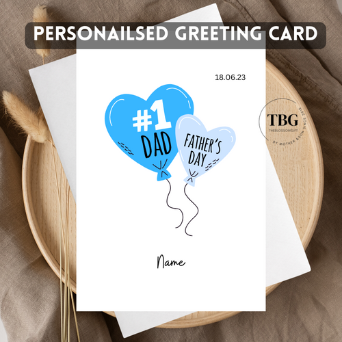 Personalised Card (for him) design 4