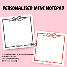 Load image into Gallery viewer, Mini Notepad - BOW