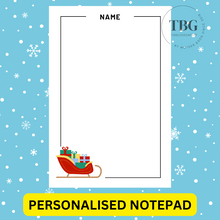 Load image into Gallery viewer, Notepad - Christmas Design