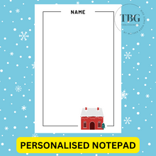 Load image into Gallery viewer, Notepad - Christmas Design