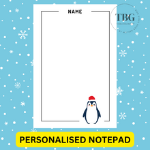 Load image into Gallery viewer, Notepad - Christmas Design