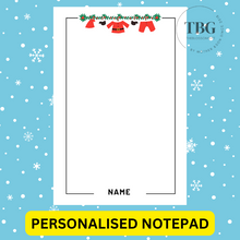 Load image into Gallery viewer, Notepad - Christmas Design