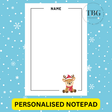 Load image into Gallery viewer, Notepad - Christmas Design