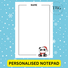 Load image into Gallery viewer, Notepad - Christmas Design
