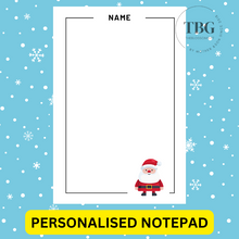 Load image into Gallery viewer, Notepad - Christmas Design