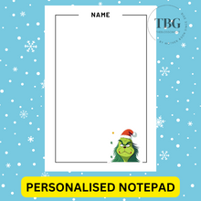 Load image into Gallery viewer, Notepad - Christmas Design