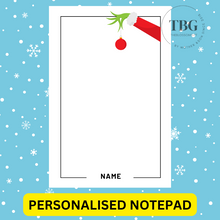 Load image into Gallery viewer, Notepad - Christmas Design