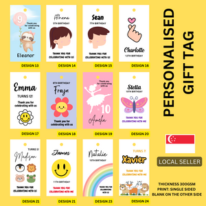 Personalised Gift Tag - Kids / Children - 1 SET