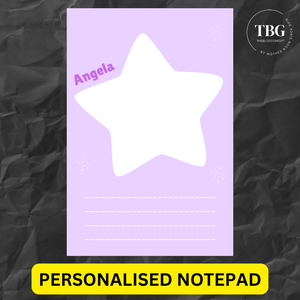 Personalised Notepad - Star