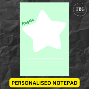 Personalised Notepad - Star