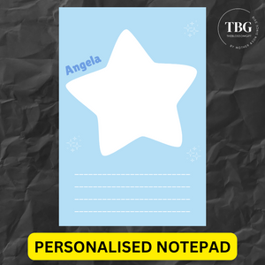 Personalised Notepad - Star