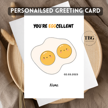 Load image into Gallery viewer, Personalised Card (food/funny) design 5