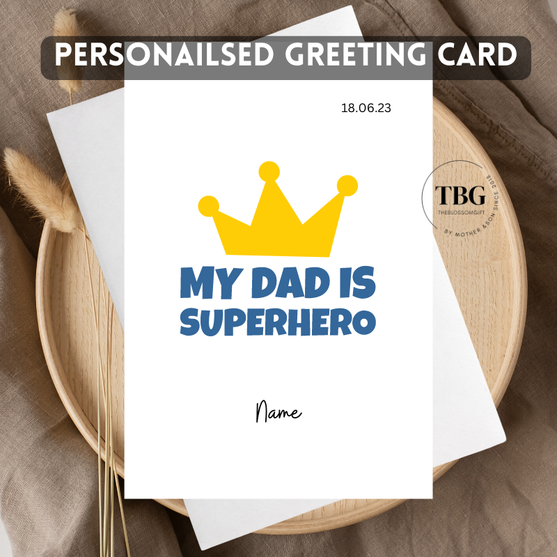 Personalised Card (for him) design 7