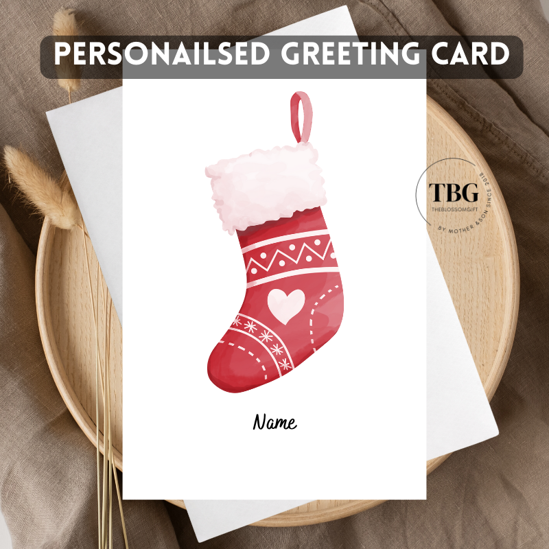 Personalised Card (Christmas X'mas Day) design 5