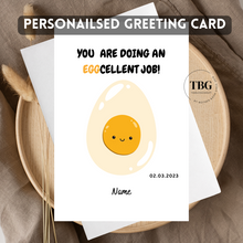 Load image into Gallery viewer, Personalised Card (food/funny) design 6