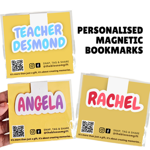 Personalised Magnetic Bookmarks