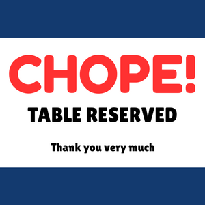 CHOPE CARD |  Hawker Seat Chope | Singapore's Chope-ing Culture |