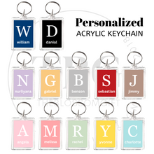 Load image into Gallery viewer, Personalised Acrylic Keychain