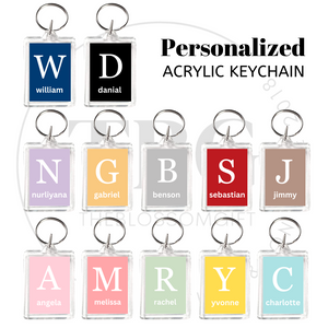 Personalised Acrylic Keychain