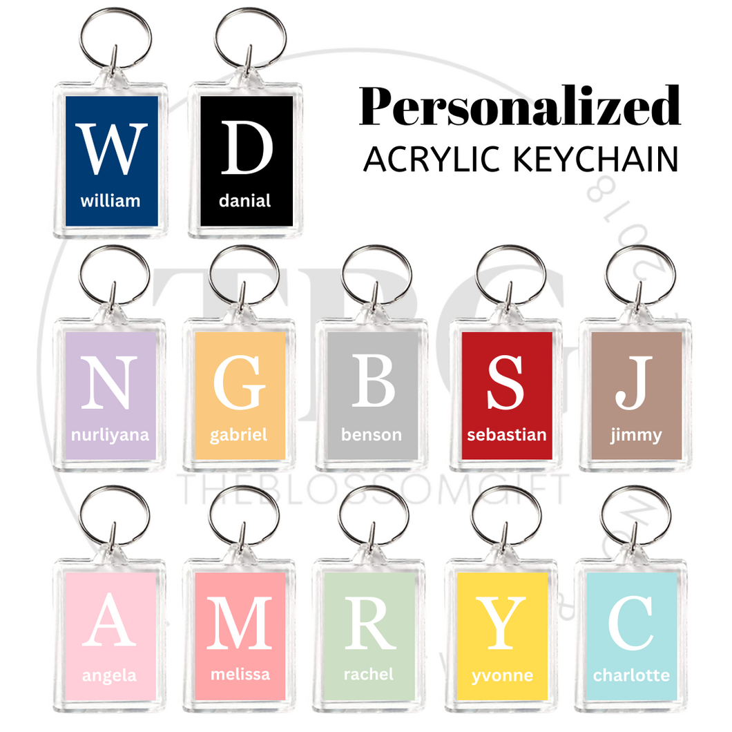 Personalised Acrylic Keychain