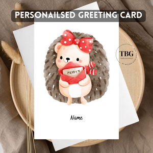 Personalised Card (Christmas X'mas Day) design 8