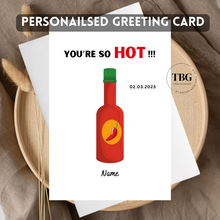 Load image into Gallery viewer, Personalised Card (food/funny) design 8
