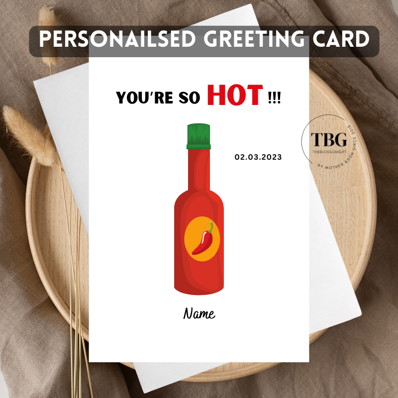 Personalised Card (food/funny) design 8