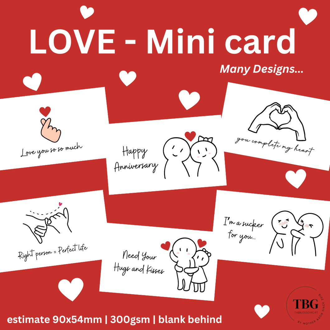 MINI CARDS / LOVE SERIES CARDS