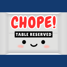 Load image into Gallery viewer, CHOPE CARD |  Hawker Seat Chope | Singapore&#39;s Chope-ing Culture |
