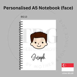 Personalised Notebook -  FACE  - A5