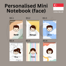 Load image into Gallery viewer, Personalised Mini Notebook - FACE - A6