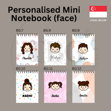 Load image into Gallery viewer, Personalised Mini Notebook - FACE - A6