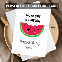 Load image into Gallery viewer, Personalised Card (Happy Birthday) design 12